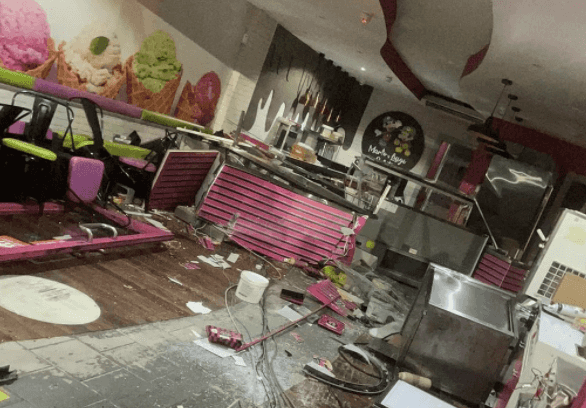 Clondalkin gelato shop closed til further notice after a BMW drives through shop front