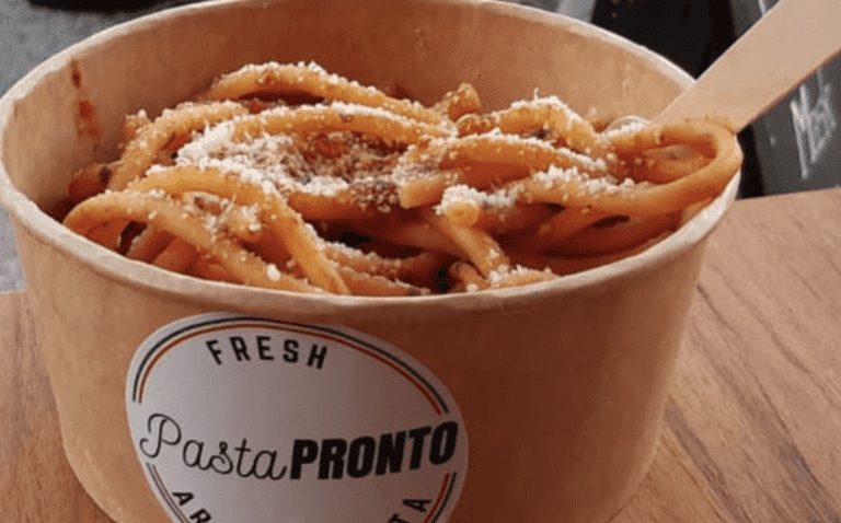 Build your own pasta bowl at this Eatyard vendor
