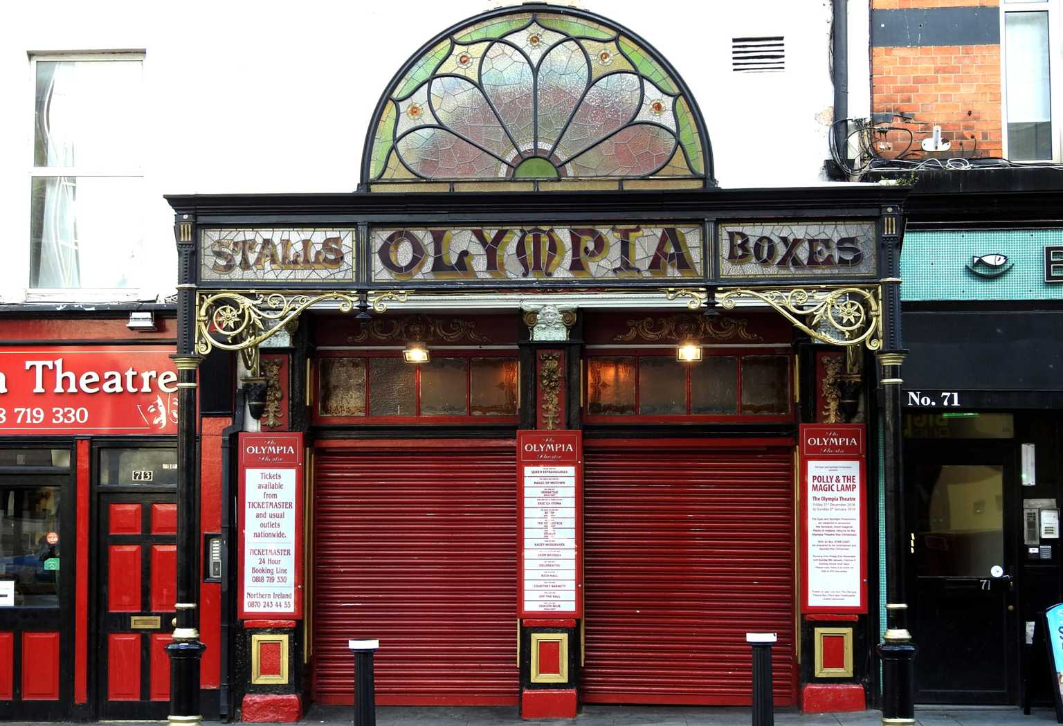 DCC gives go-ahead for revamp of Olympia Theatre’s iconic red exterior