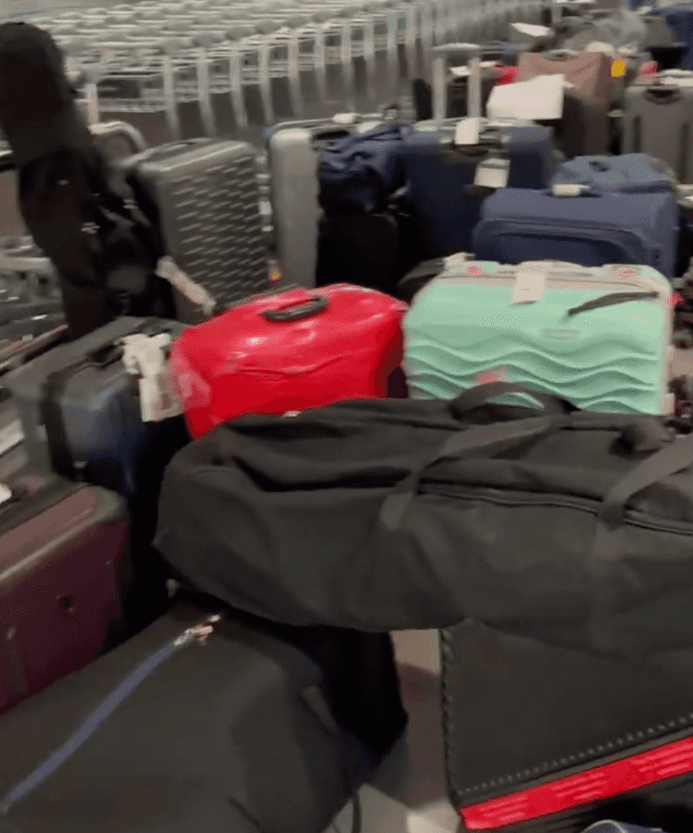 Missing luggage spotted in a bin near Dublin Airport- according to reports