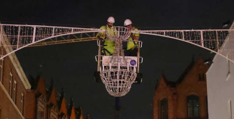 The first of Dublin’s Christmas Lights have gone up