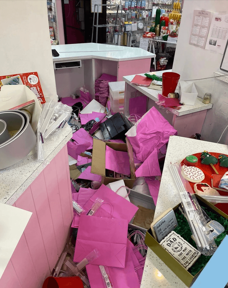 ‘They destroyed the place’ – quayside baking shop broken into over New Year