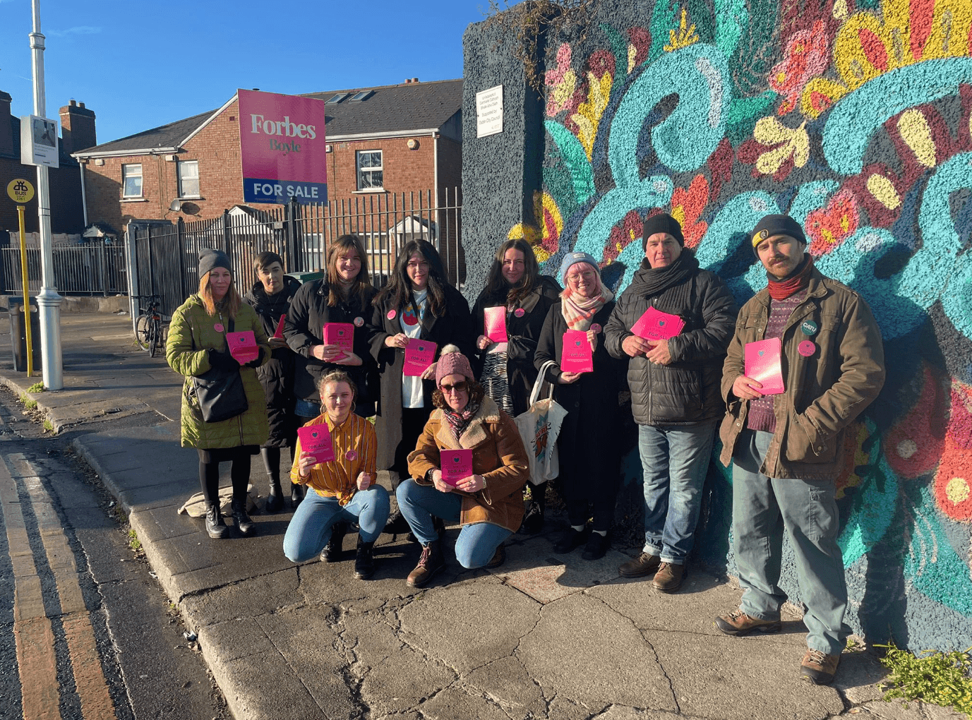 ‘East Wall Here For All’ – East Wall residents fundraising in support of asylum seekers