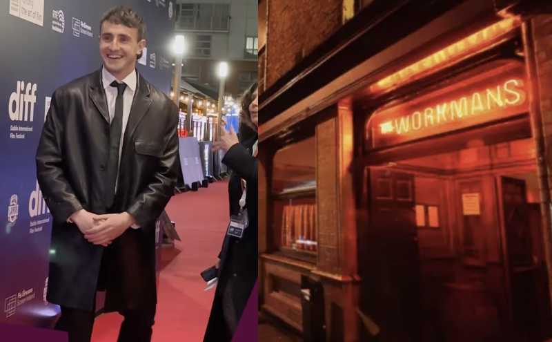 Paul Mescal spends the night in Workman’s, thus formally ending the venue’s flop era