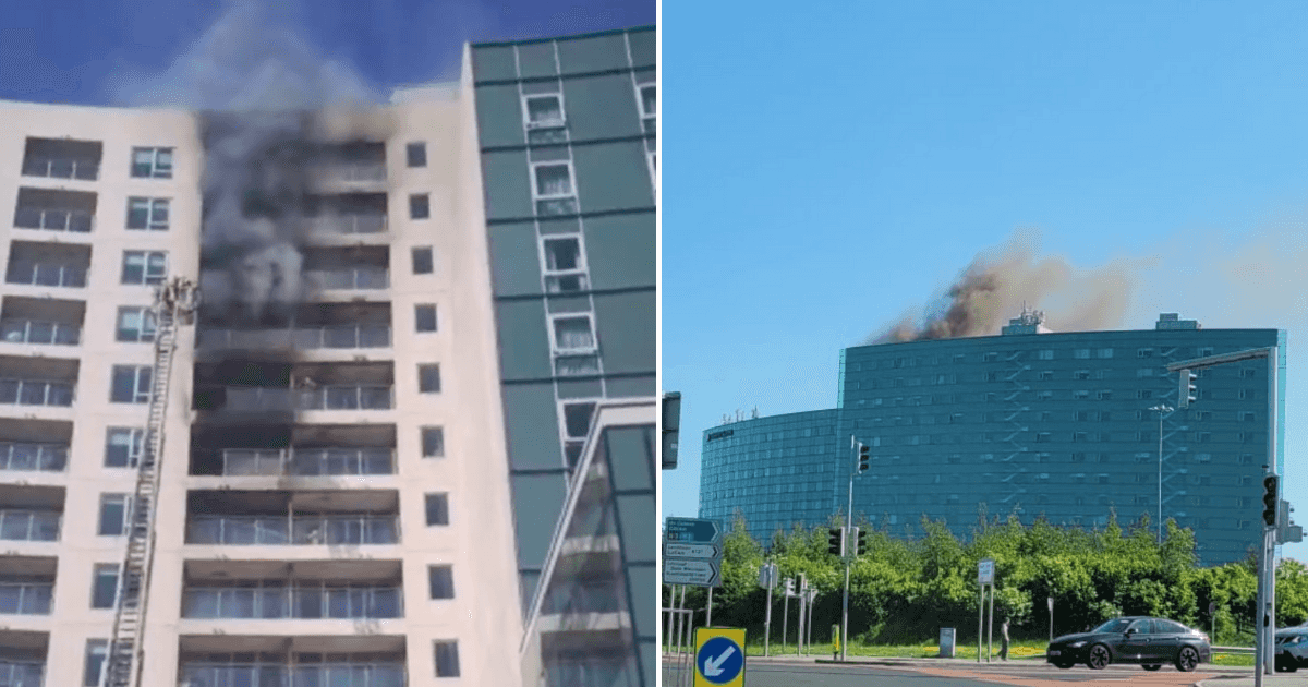7 families left homeless after fire at Dublin apartment block