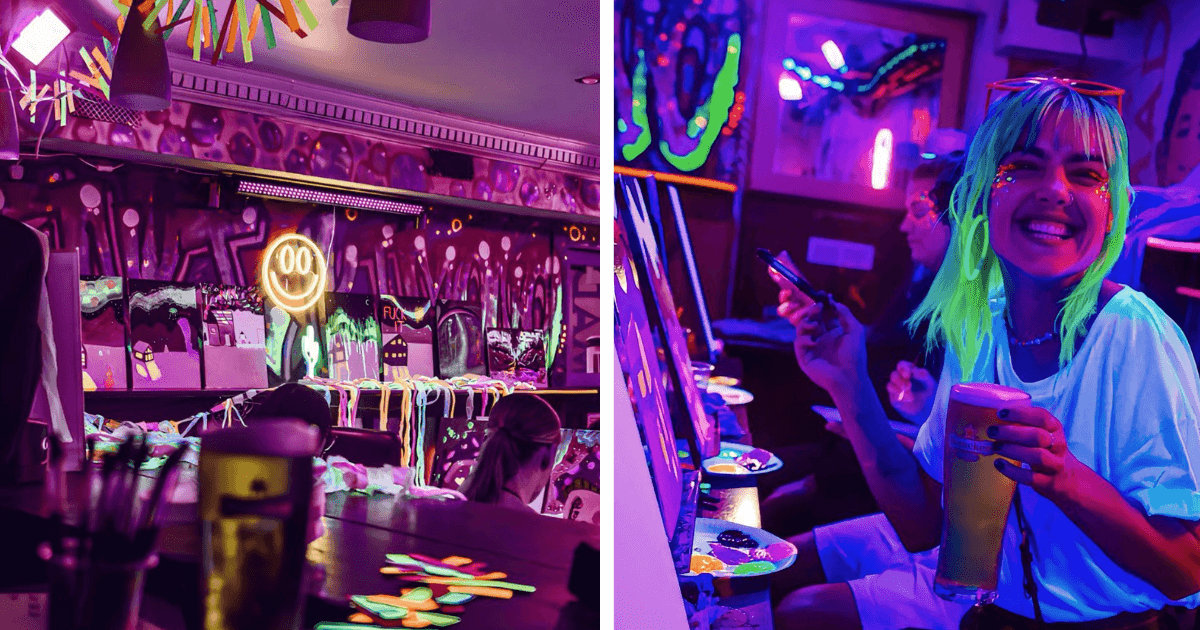 New Dublin bar opens dedicated to neon painting