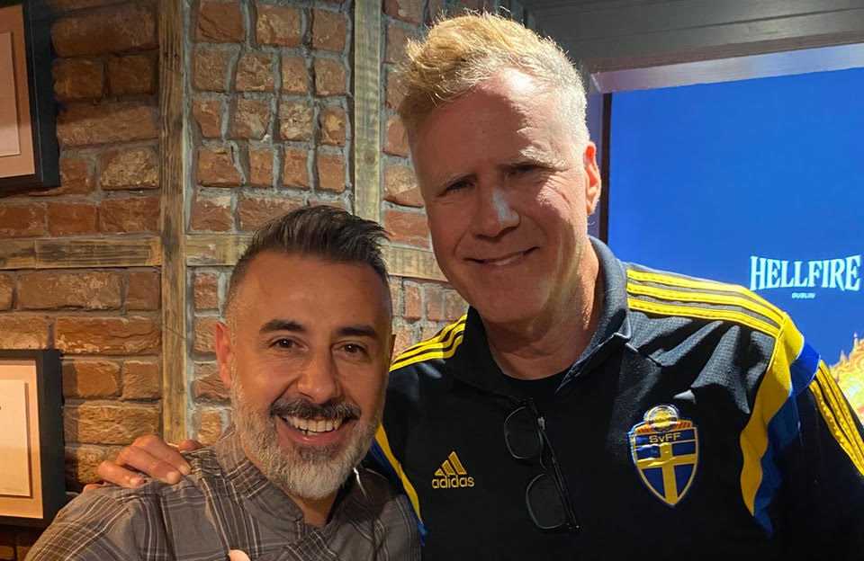 Will Ferrell dines at Dublin steakhouse during Irish visit