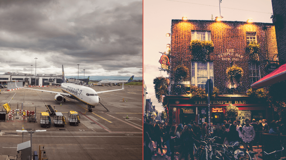 UK friends flew to Dublin for less than 24 hours for a night out without booking hotel
