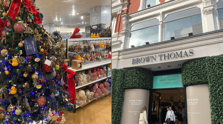 Brown Thomas spotted getting decked out for Christmas