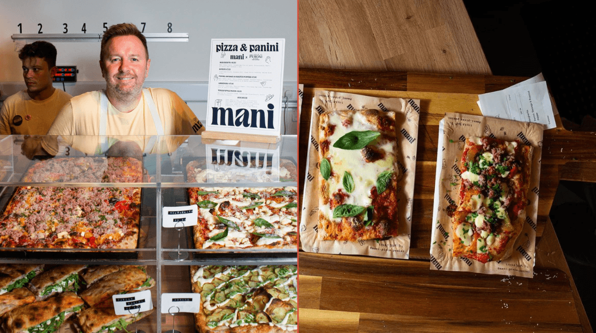 Mani Pizza has opened its brick and mortar store on Drury Street