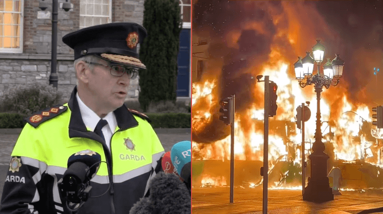 Dublin Riots: ‘Very heavy’ Garda presence in the city today, with 34 arrests made so far