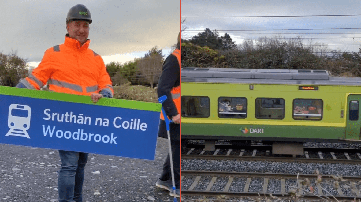 Work gets underway on new DART station between Shankill and Bray