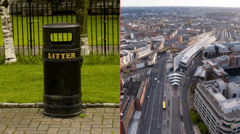 Dublin’s North Inner City was named the most littered place in Ireland