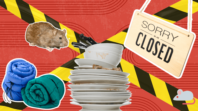 Presence of duvets and cosmetics in food prep area for Dublin business amongst reasons for February FSAI closure orders