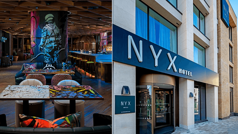 WIN dinner and drinks for four friends at NYX Hotel Dublin