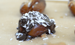 Choco Drizzled Dates are the perfect snack at home