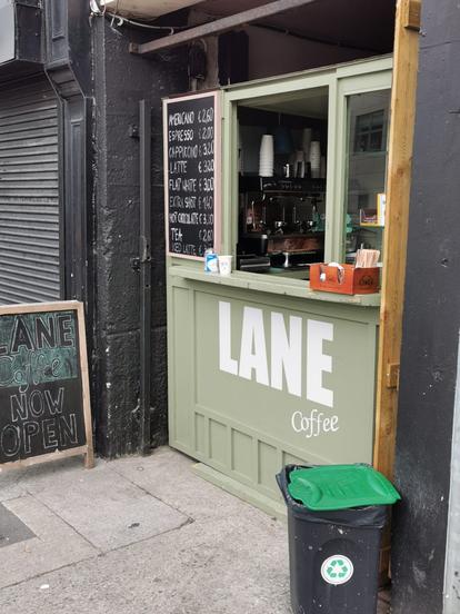 Is this the smallest coffee shop in Dublin?