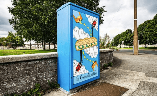 One of Ireland’s best loved delicacies has been commemorated in this Dublin mural