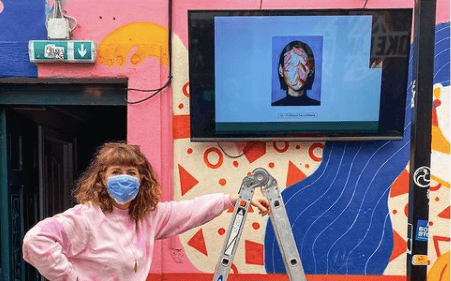 There’s an art exhibition with a twist happening at Lucky’s this weekend