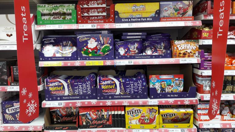 Spotted: Selection boxes on sale in September