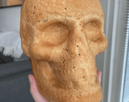 Forget pumpkin carving, this Dublin bakery is carving skulls out of bread!
