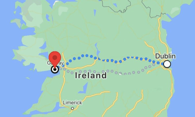 The Dublin Boys Club are beginning their walk from Dublin to Galway today