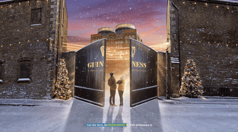 Enjoy the perfect festive day out this Christmas at the Guinness Storehouse