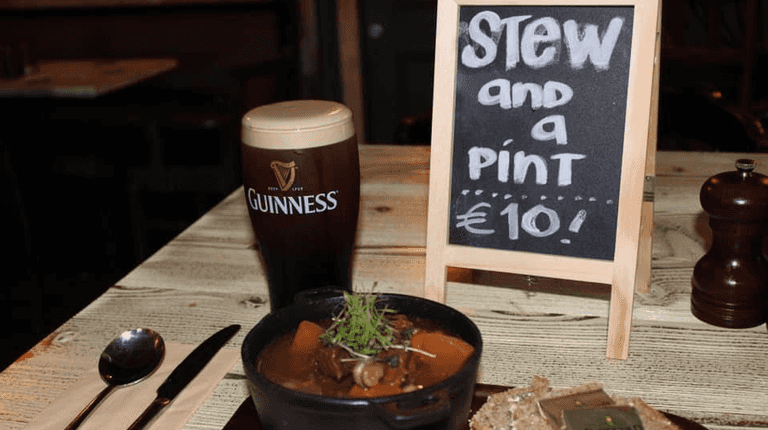 Dublin pub’s pint and stew deal proves incredibly popular Dublin pub’s pint and stew deal proves incredibly popular
