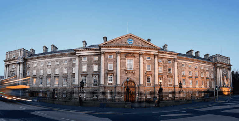 Trinity College has opened a public vote on changing its front gate lawns into a wildflower meadow Trinity College has opened a public vote on changing its front gate lawns into a wildflower meadow
