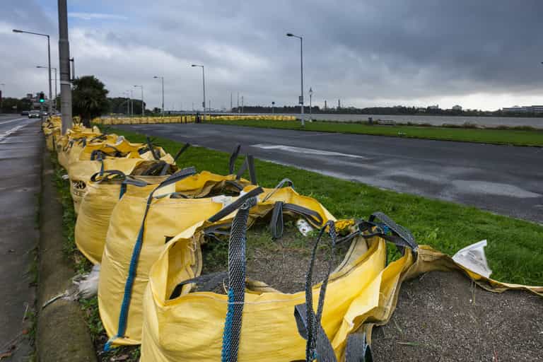 Storm Dennis forces the closure of Sandymount and Clontarf car parks for entire weekend Storm Dennis forces the closure of Sandymount and Clontarf car parks for entire weekend