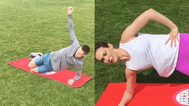 Try this couple’s home workout this weekend Try this couple’s home workout this weekend