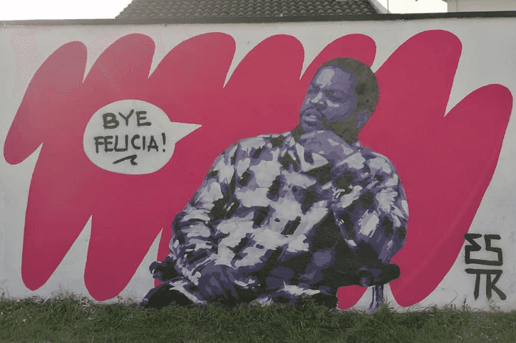 Ice Cube shares Dublin mural of his famous “Bye, Felicia!” quote Ice Cube shares Dublin mural of his famous “Bye, Felicia!” quote