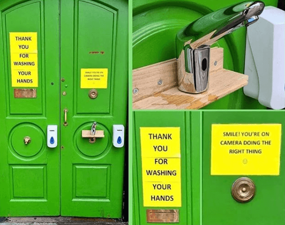 Pantibar issues statement as hand washing station ‘vandalised again’ Pantibar issues statement as hand washing station ‘vandalised again’
