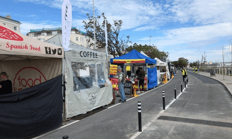 The Dún Laoghaire market is back open in a new location The Dún Laoghaire market is back open in a new location