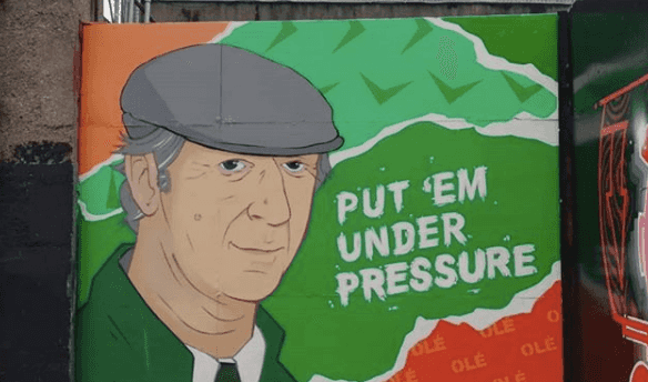 Bohs have unveiled a lovely mural of Jack Charlton at Dalymount Park Bohs have unveiled a lovely mural of Jack Charlton at Dalymount Park