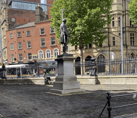 What’s happening with the lawns outside Trinity College? What’s happening with the lawns outside Trinity College?