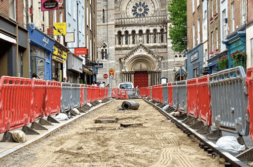 Work on city centre outdoor seating area expected to be completed by the weekend Work on city centre outdoor seating area expected to be completed by the weekend