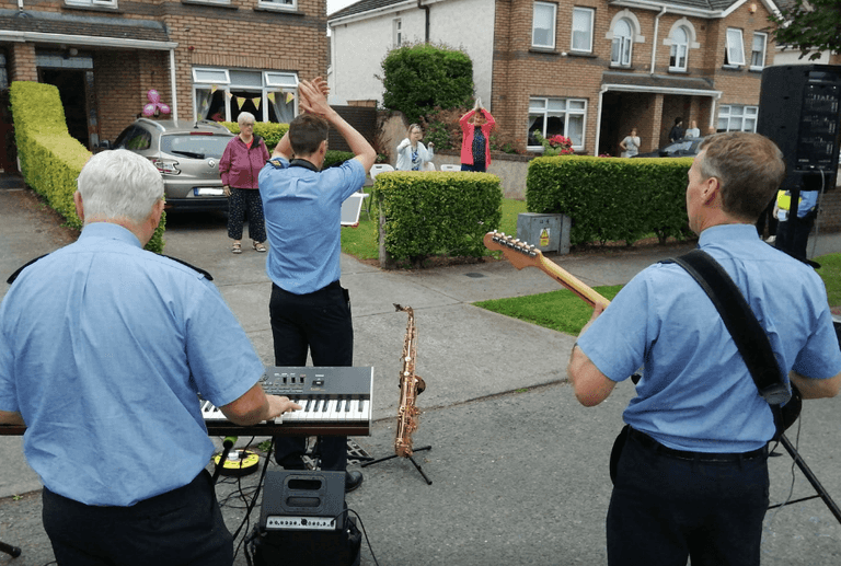 PICS: The Garda band turned up in Blanchardstown to celebrate a ‘very special birthday’ PICS: The Garda band turned up in Blanchardstown to celebrate a ‘very special birthday’