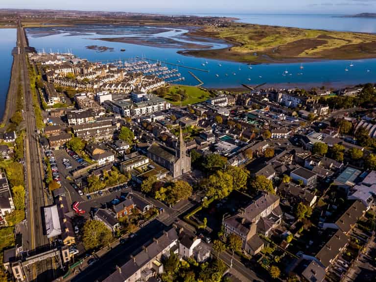Video of Malahide today shows the village would rival any European restaurant strip Video of Malahide today shows the village would rival any European restaurant strip