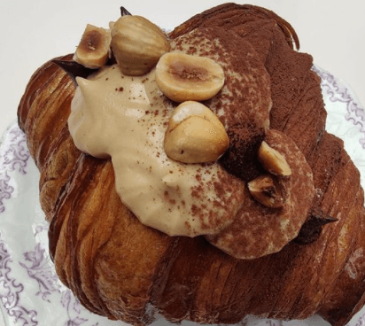 Check out this stunning limited edition tiramisu croissant Check out this stunning limited edition tiramisu croissant