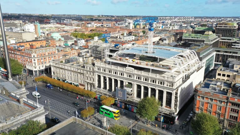 WATCH: The scaffolding has been removed from Clerys Quarter WATCH: The scaffolding has been removed from Clerys Quarter