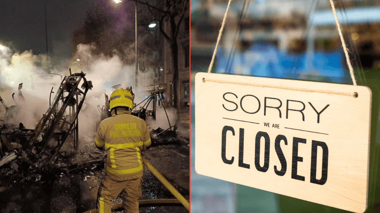 ‘My team are scared’ – Dublin businesses remain closed following last night’s riots ‘My team are scared’ – Dublin businesses remain closed following last night’s riots