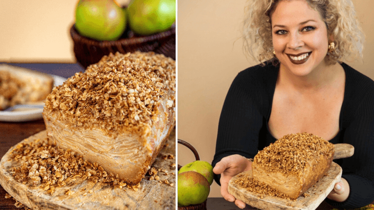 This thousand layer Bramley apple cake is the perfect winter warmer dessert This thousand layer Bramley apple cake is the perfect winter warmer dessert