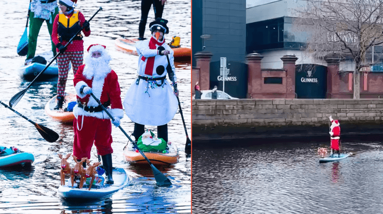 4th annual Liffey Santa SUP takes place this weekend 4th annual Liffey Santa SUP takes place this weekend