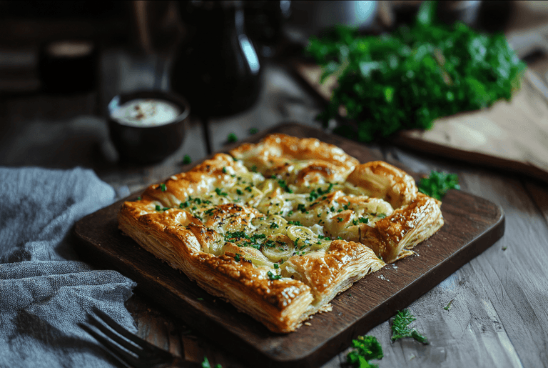 Leeks are the star of the show with this delicious Leek, Blue Cheese & Thyme Tarte Tatin – A Flaky, Savoury Delight Leeks are the star of the show with this delicious Leek, Blue Cheese & Thyme Tarte Tatin – A Flaky, Savoury Delight