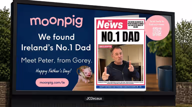 One Irish dad is about to appear on billboards across Ireland this Father’s Day One Irish dad is about to appear on billboards across Ireland this Father’s Day