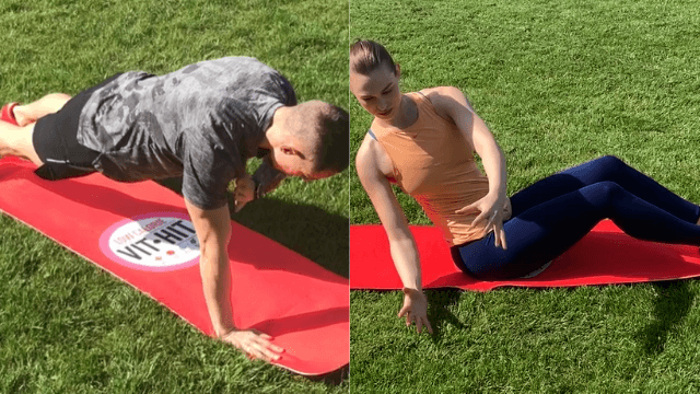 Challenge your partner to this couple’s workout at home Challenge your partner to this couple’s workout at home