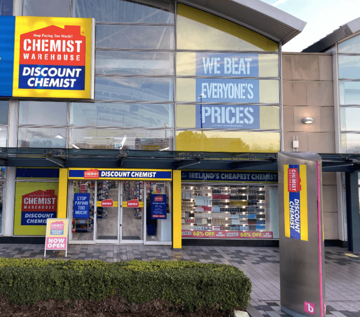 Chemist Warehouse open their first European store in Dublin Chemist Warehouse open their first European store in Dublin
