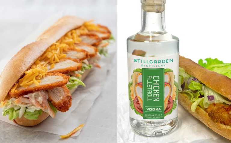 Dublin 8 distillery to release a chicken fillet roll vodka Dublin 8 distillery to release a chicken fillet roll vodka