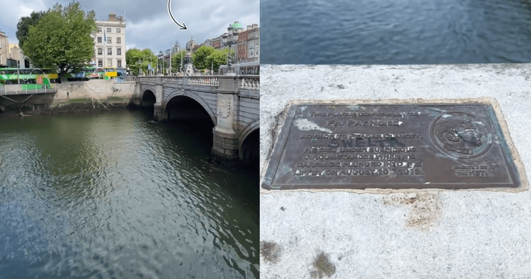 Have you noticed the fake plaque on O’Connell bridge? Have you noticed the fake plaque on O’Connell bridge?